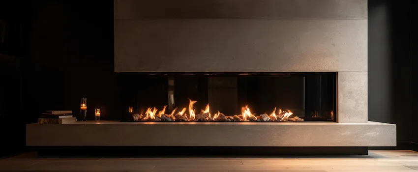 Gas Fireplace Ember Bed Design Services in Levittown, New York