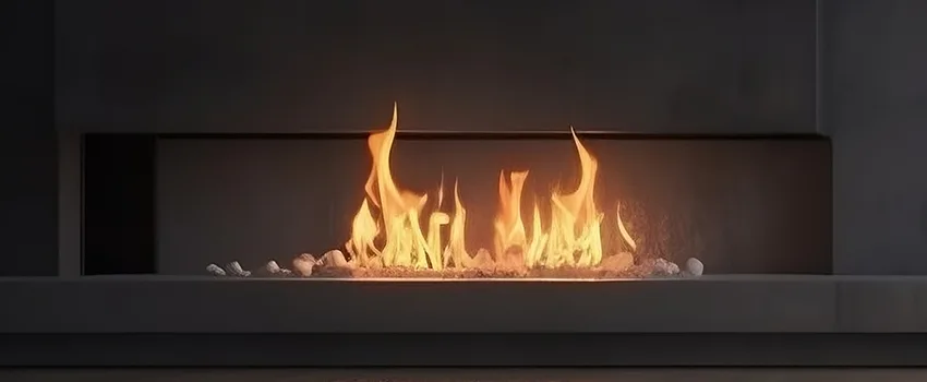 B-Vent Gas Fireplace Installation in Levittown, NY