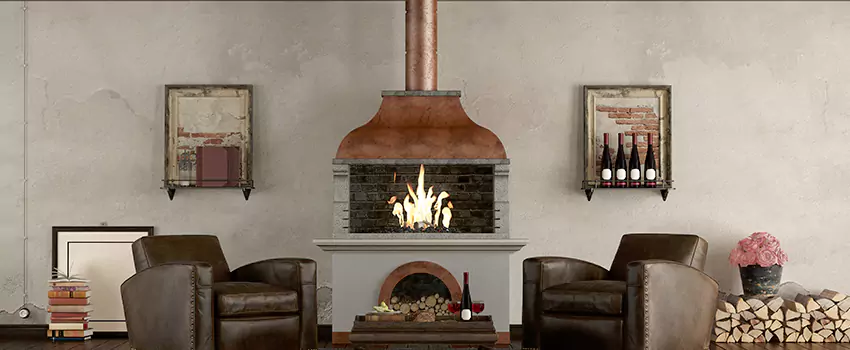 Thelin Hearth Products Providence Pellet Insert Fireplace Installation in Levittown, NY