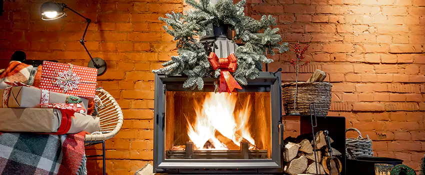Travis Industries Linear Gas Fireplace Installation in Levittown, New York