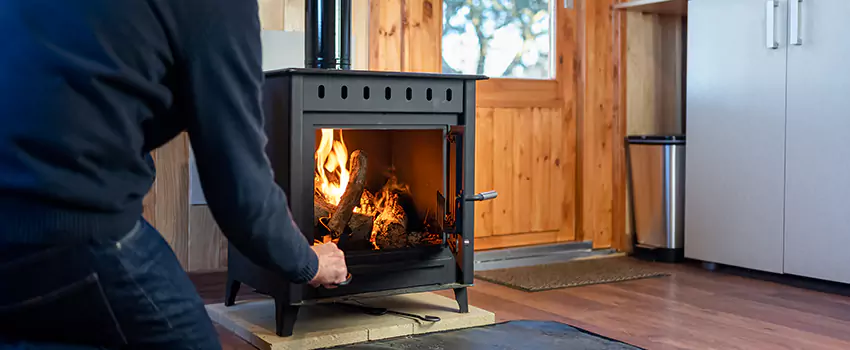 Open Hearth Wood Fireplace Installation in Levittown, NY