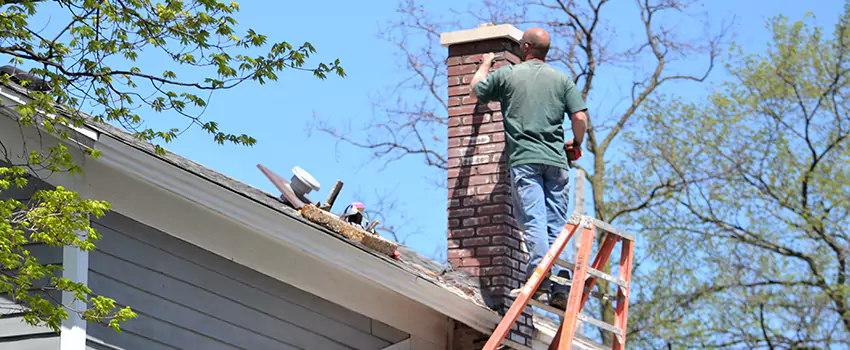 Vinyl and PVC Chimney Flashing Installation in Levittown, NY