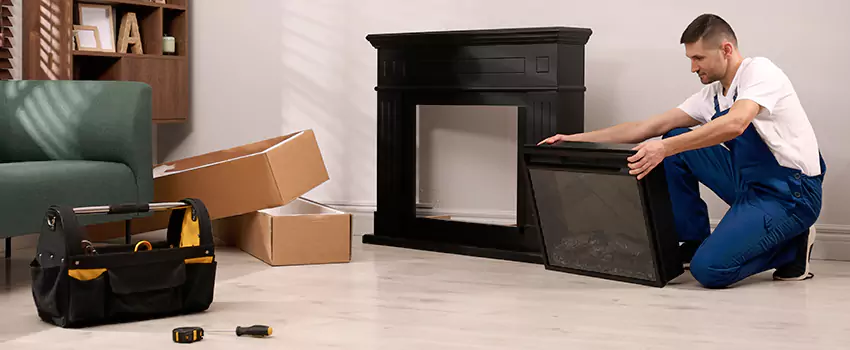 Old Rusted Metal Fireplace Repair And Replacement in Levittown, NY